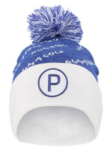 Puma P Removable Pom Beanie - Blazing Blue/Bright White