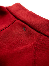 Ping Ramsey 1/2 Zip Ribbed Fleece - Rich Red Marl