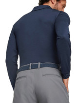 Puma YouV Long Sleeve Golf Polo Shirt - Navy Blazer
