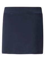 Puma JR Girls Knit Golf Skort - Navy Blazer