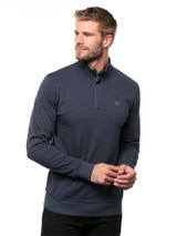 TravisMathew Cloud Quarter Zip 2.0 - Heather Blue
