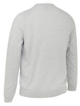 Callaway V-Neck Merino Sweater - Pearl Blue
