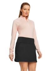 Puma Women's YouV Golf 1/4 Zip - Dust Heather