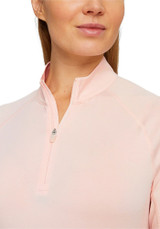 Puma Women's YouV Golf 1/4 Zip - Dust Heather