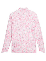 Puma Women's YouV Mariposa Golf 1/4 Zip - Strawberry Burst/Bold Blue