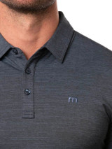 TravisMathew The Heater Polo - Vintage Indigo/Black