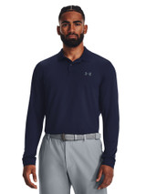 Under Armour Performance 3.0 Long Sleeve Polo - Midnight Navy