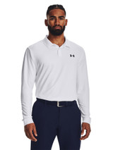 Under Armour Performance 3.0 Long Sleeve Polo - White