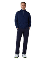 Callaway Hex Fleece 1/4 Zip Pullover - Peacoat