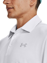 Under Armour Playoff 3.0 Polo - White/Halo Grey
