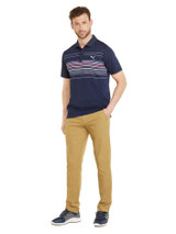 Puma MATTR Canyon Golf Polo - Navy Blazer/Lavendar Pop