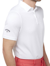 Callaway SwingTech Solid Polo - Bright White