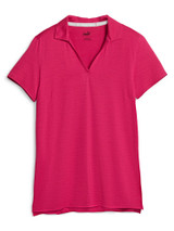 Puma Women's CLOUDSPUN Coast Golf Polo - Pinktastic Heather