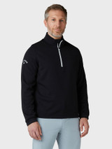 Callaway Hex Fleece 1/4 Zip Pullover - Caviar