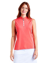 Nivo W Alivia Sleeveless Mock - Papaya