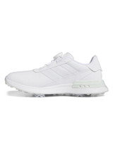 adidas Womens S2G BOA 24 Golf Shoes - Ftwr White/Ftwr White/Crystal Jade
