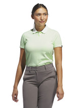 adidas Womens Ultimate365 Tour Primeknit Polo - Crystal Jade
