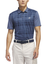 adidas Mens Core Print Polo Shirt - Preloved Ink