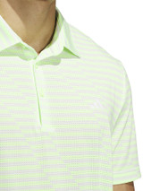 adidas Ultimate365 Mesh Print Polo Shirt - Green Spark/Crystal Jade