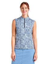 Nivo W Linnea Sleeveless Mock - Navy