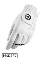 TaylorMade Stratus Tech Golf Glove - 2 Pack White
