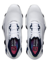 FootJoy Tour Alpha Golf Shoes - White/Navy/Lime