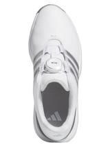 adidas Juniors Tour360 24 BOA Golf Shoes - Ftwr White/Silver Met./Iron Met.