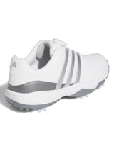 adidas Juniors Tour360 24 BOA Golf Shoes - Ftwr White/Silver Met./Iron Met.