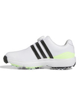adidas Juniors Tour360 24 BOA Golf Shoes - Ftwr White/Core Black/Green Spark