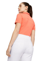 Puma Women's CLOUDSPUN Coast Golf Polo - Fizzy Sun Heather