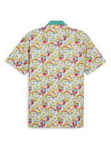 Puma x Arnold Palmer Floral Polo - White Glow/Pelé Yellow