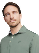 Puma x Arnold Palmer Floral Trim Polo - Eucalyptus