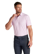 Puma MATTR Palm Deco Golf Polo - Crushed Berry/Pink Icing
