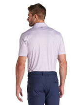 Puma MATTR Anchors Golf Polo - White Glow/Crushed Berry