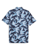 Puma x Palm Tree Crew Floral Polo - Deep Navy/Regal Blue