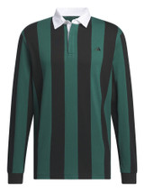 adidas Go-To Long Sleeve Rugby Polo Shirt - Collegiate Green