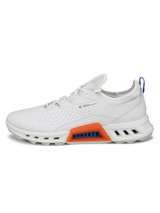 Ecco M BIOM C4 Golf Shoes - White/Mazzarine Blue