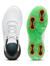Puma Phantomcat NITRO+ Golf Shoes - Puma White/Puma Black/Fluro Green