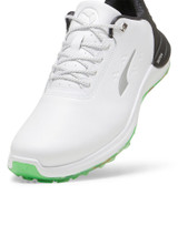 Puma Phantomcat NITRO+ Golf Shoes - Puma White/Puma Black/Fluro Green