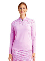 Nivo W Lolita Long Sleeve Mock - Bubble Gum