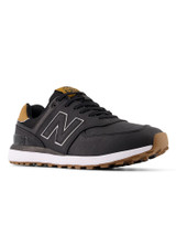 New Balance 574 Greens v2 Golf Shoes - Black/Gum