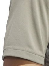 adidas Mens Core Print Polo Shirt - Silver Pebble