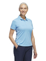 adidas Womens Ultimate365 HEAT.RDY Polo Shirt - Semi Bliss Blue