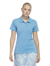 adidas Womens Ultimate365 Solid Polo - Semi Bliss Blue