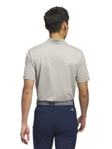 adidas Ultimate365 Ottoman Stripe Polo Shirt - Alumina/Silver Pebble