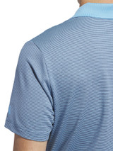 adidas Ultimate365 Ottoman Stripe Polo Shirt - Semi Bliss Blue/Collegiate Navy