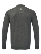 FootJoy Wool Blend 1/2 Zip Pullover - Heather Charcoal