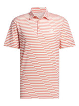 adidas Ultimate365 Mesh Print Polo Shirt - Preloved Scarlet/Ivory