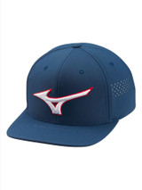 Mizuno Tour Flat Flexfit 110 Snapback Cap - Navy