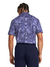 Under Armour Playoff 3.0 Printed Polo - Midnight Navy/Celeste